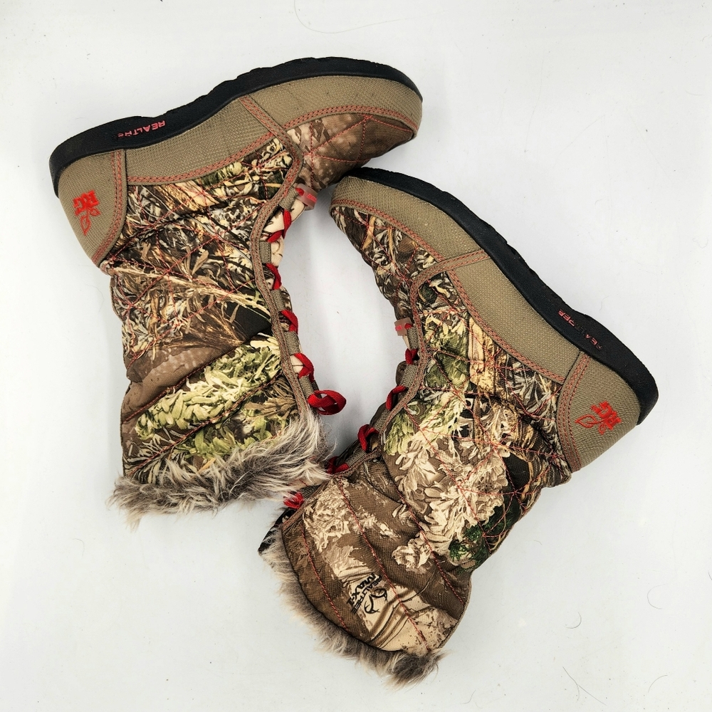 Realtree Max 1 Cici Camouflage Mid Calf Boots Womens 7 Insulated Waterproof - Picture 5 of 14